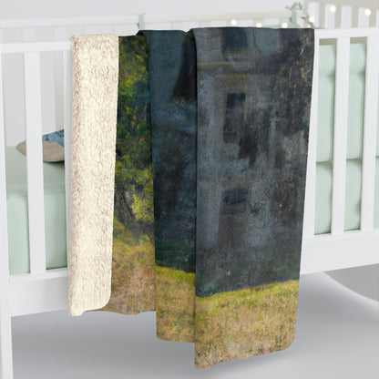 "The Forgotten Castle: A Faded Remembrance" - The Alien Sherpa Fleece Blanket