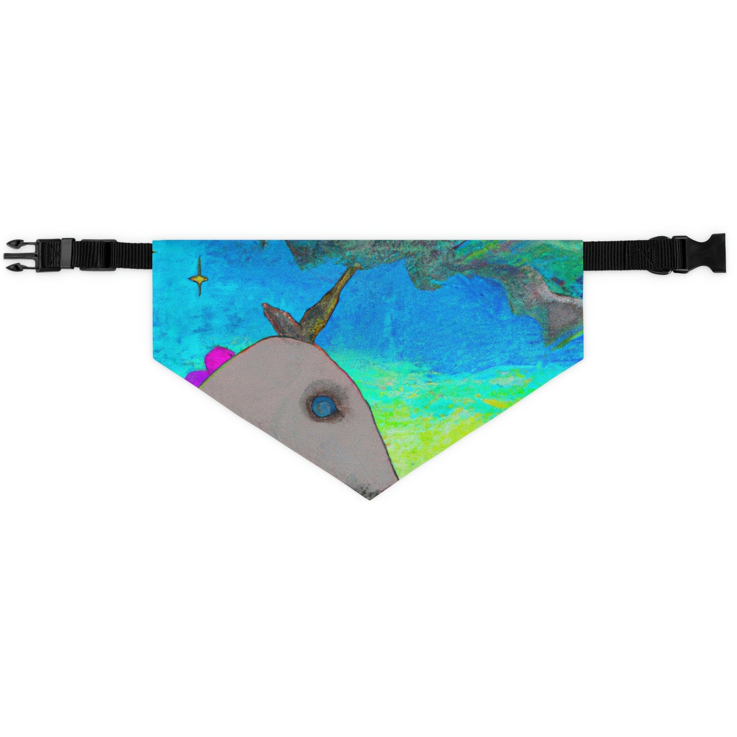 "Majestic Morning Reflections" - The Alien Pet Bandana Collar