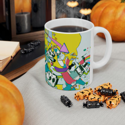 Robotic Rebellion: A Battle for Power. - The Alien Ceramic Mug 11 oz