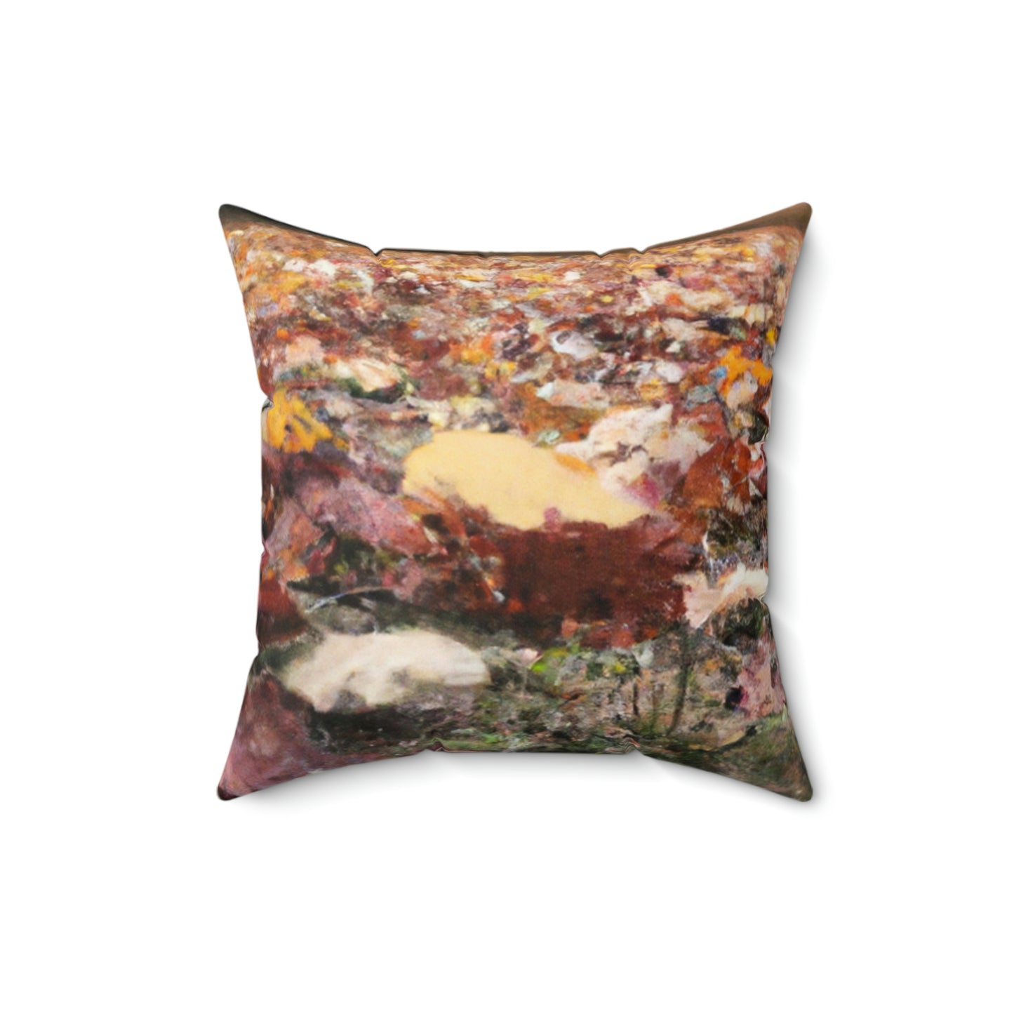 "Autumn's Forgotten Mystery" - The Alien Square Pillow