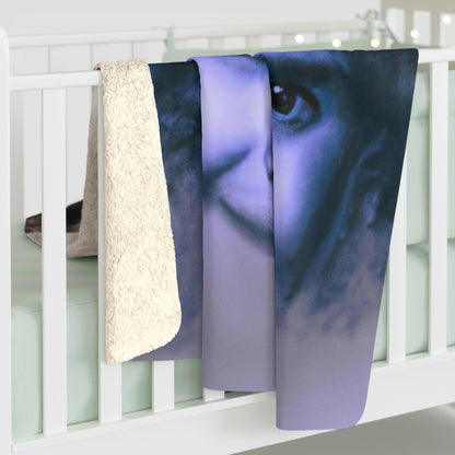 Through the Misty Veil - The Alien Sherpa Fleece Blanket