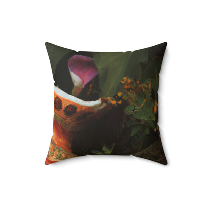 "A Garden in Ruins" - The Alien Square Pillow