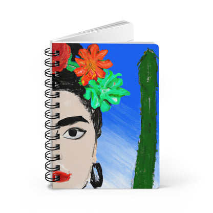 „Feurige Frida: Eine mexikanische Ikone mit farbenfroher Kultur malen“ – The Alien Spiral Bound Journal