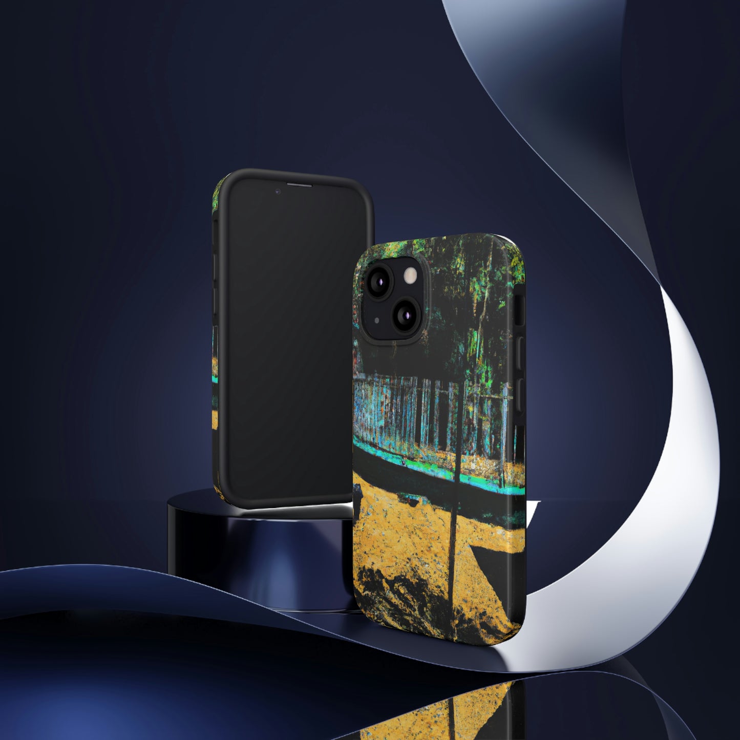 "Lost in the Shadows of Oblivion: A Journey Through the Abandoned Zoo" - The Alien Tough Phone Cases