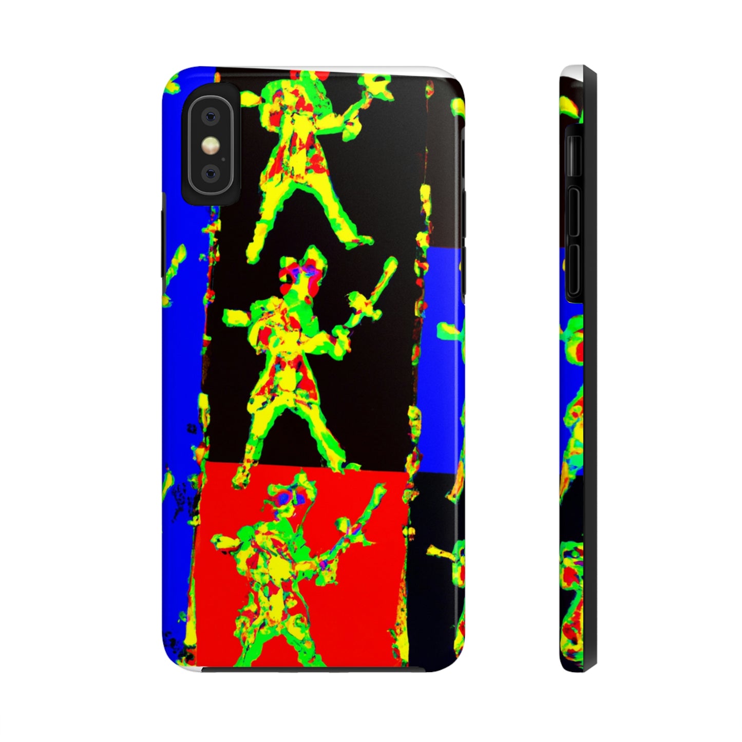 "Tanz mit Feuer und Stahl." - Die Alien Tough Phone Cases