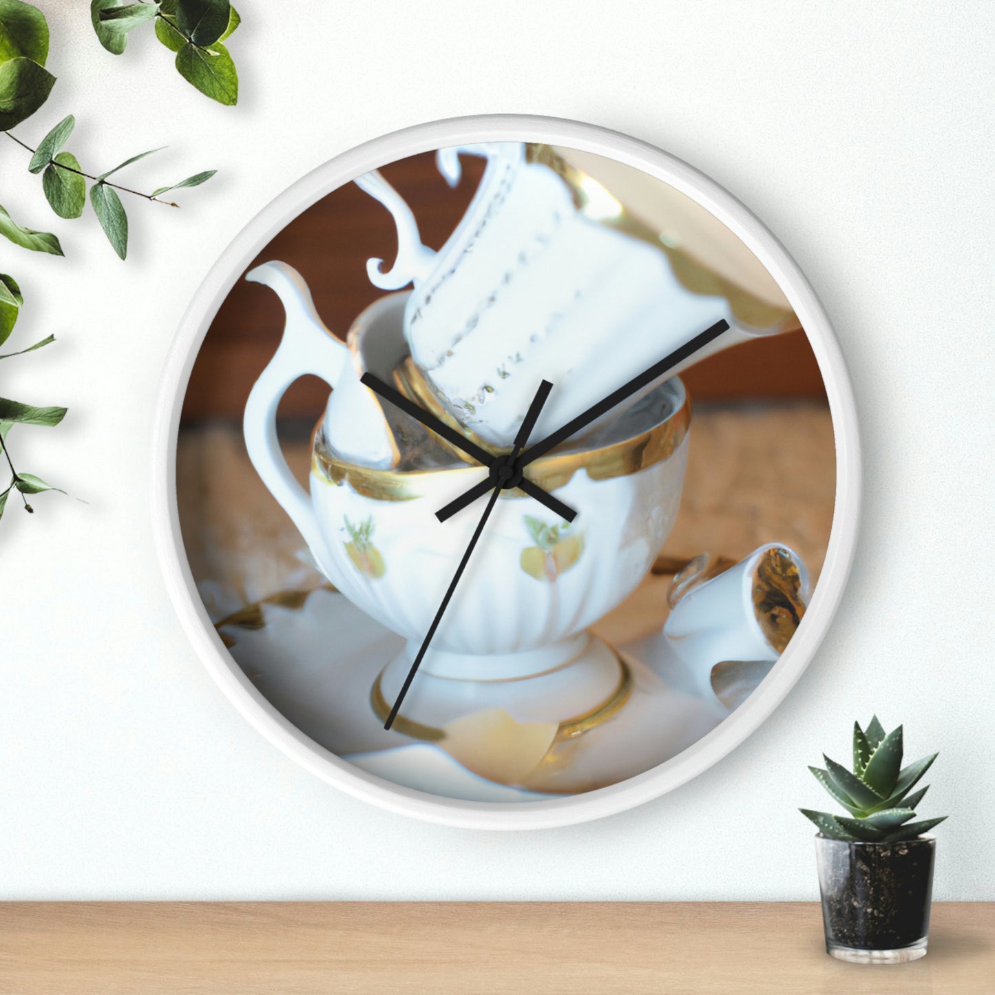 "A Cup of Comfort" - The Alien Wall Clock