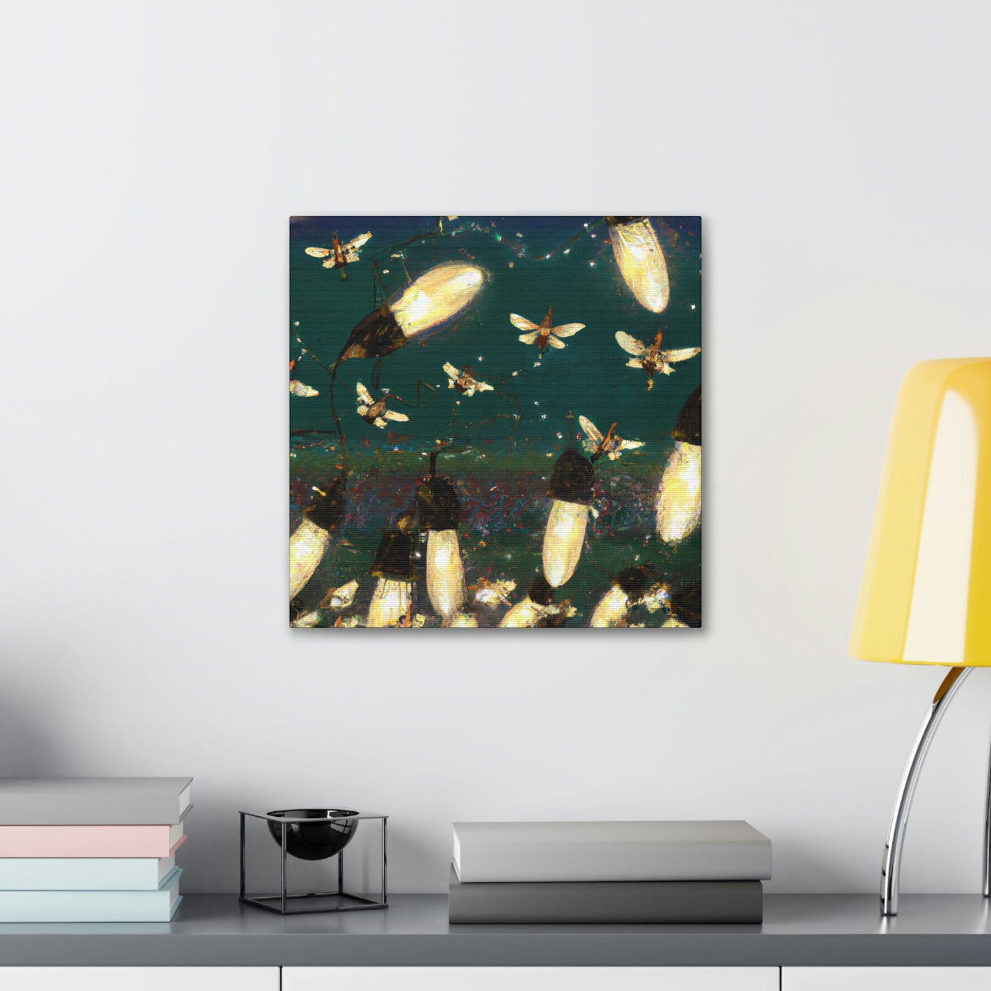 Twinkling Fireflies in the Evening Sky - The Alien Canva