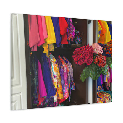 "The Boldest Hues in My Wardrobe" - Canvas