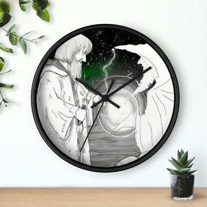 "Las luchas del mago distanciado" - El reloj de pared alienígena