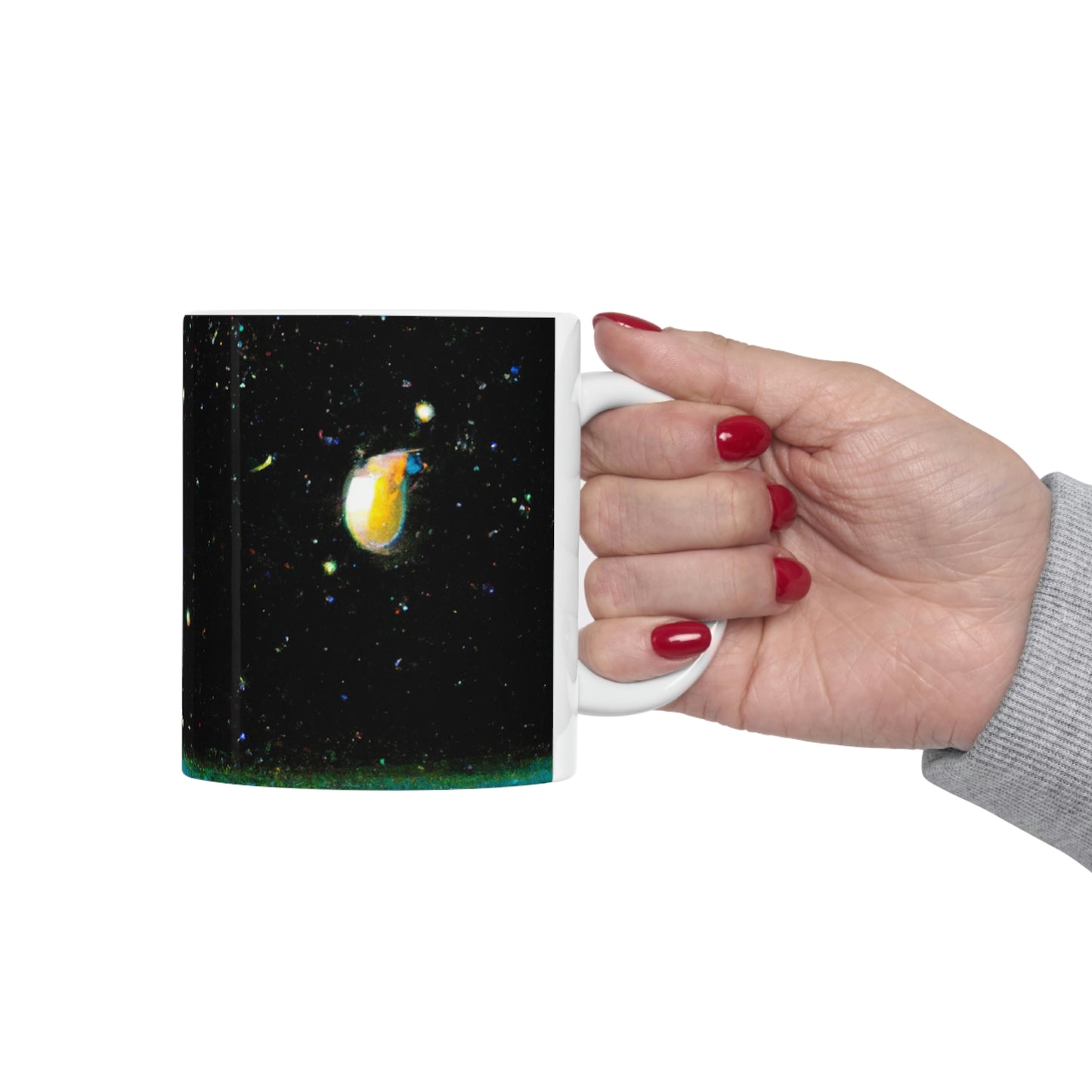 "Un alma perdida conectada a los cielos" - Taza de cerámica The Alien 11 oz