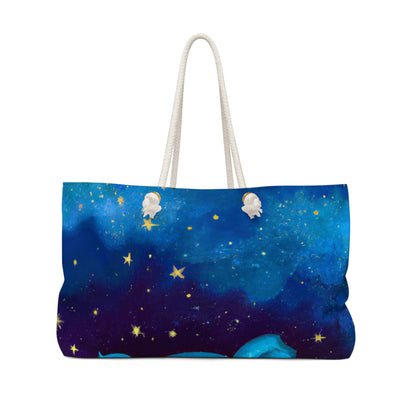 "Drifting Among the Stars: The Story of a Baby Dragon" - Die Alien Weekender Bag #nft