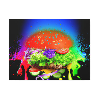 "Burger Rainbow" - The Alien Canva