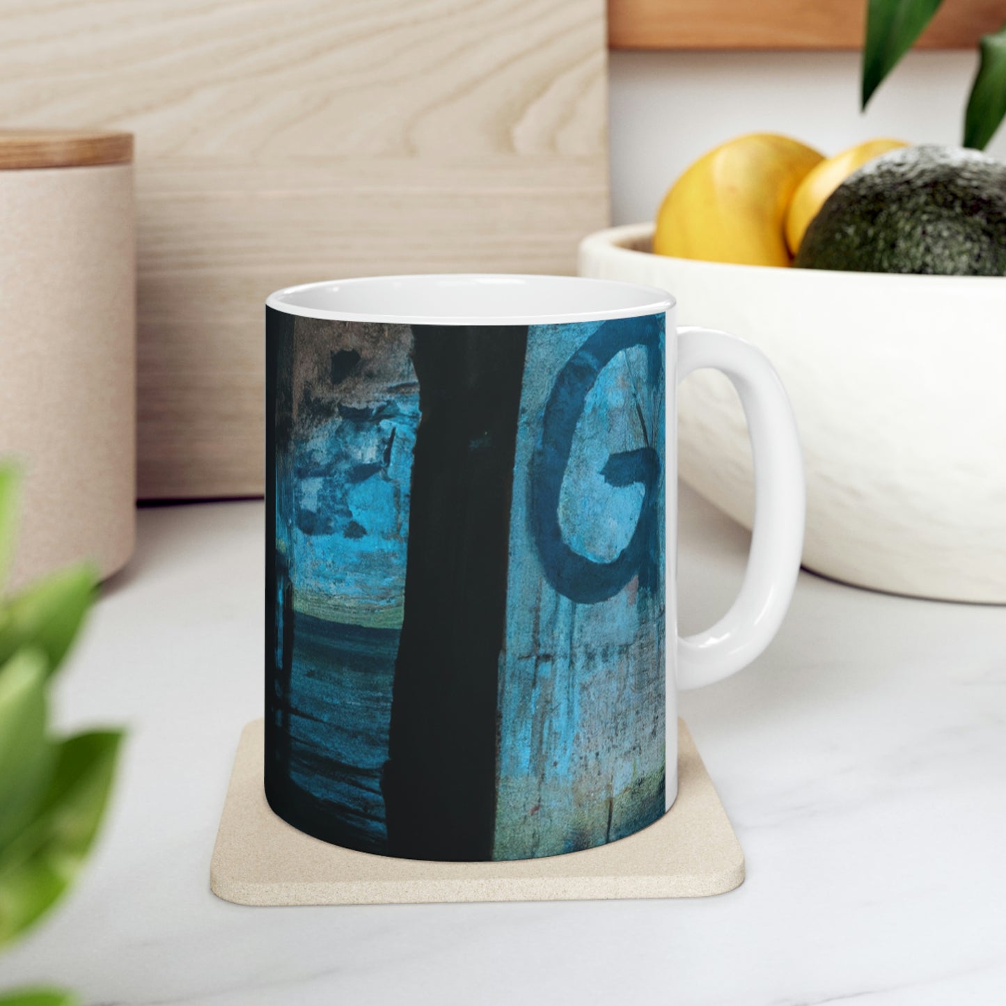 "Diving the Ruins of the Lost Underwater City" - Taza de cerámica The Alien 11 oz