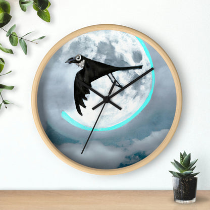 "Lunar Plunge" - The Alien Wall Clock