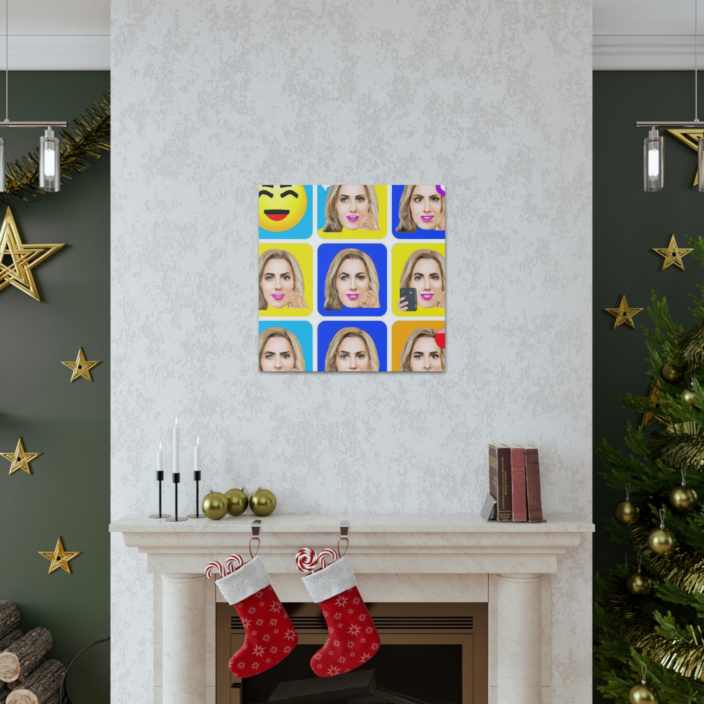 "Emoji-zing a Celebrity: A Pop Art Portrait" - The Alien Canva