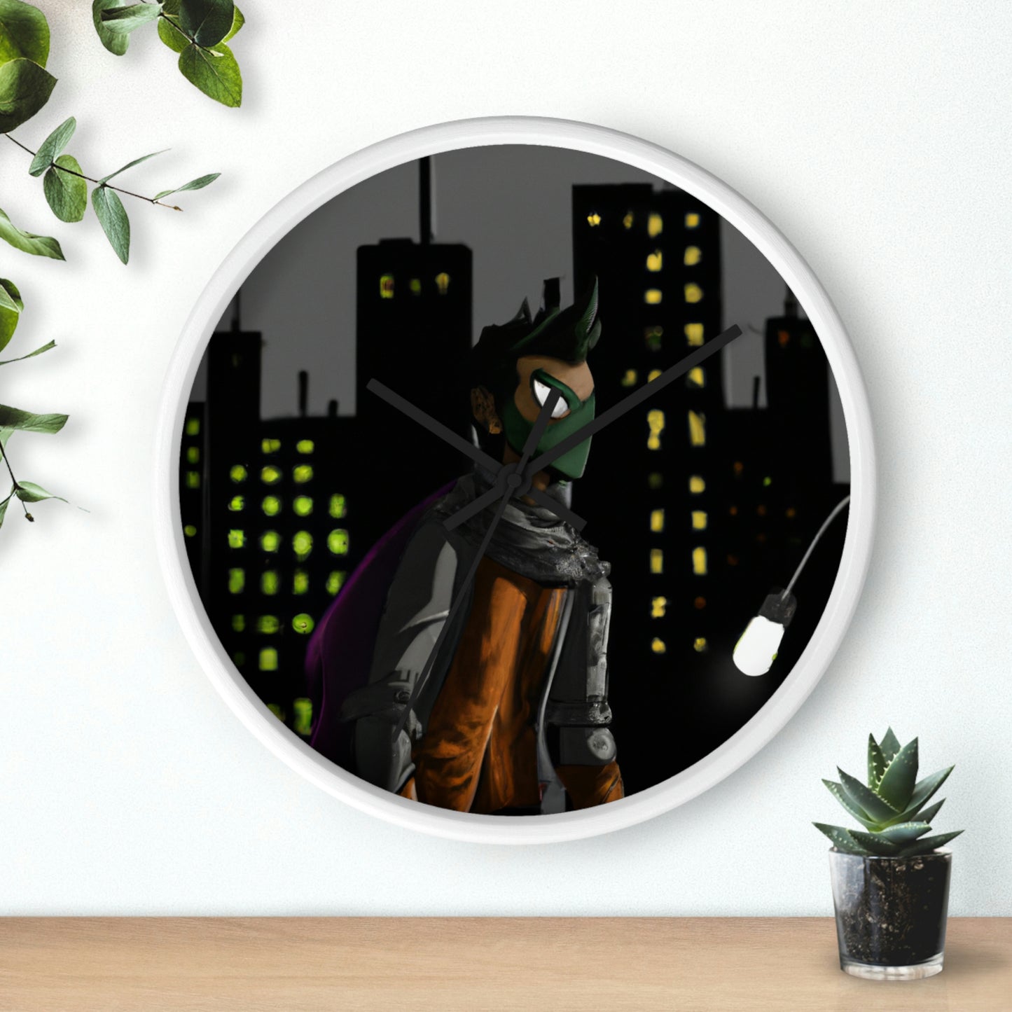 "Stranded in Mystery City" - The Alien Wall Clock