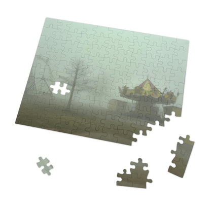 "Foggy Dreams of an Abandoned Carnival" - The Alien Jigsaw Puzzle