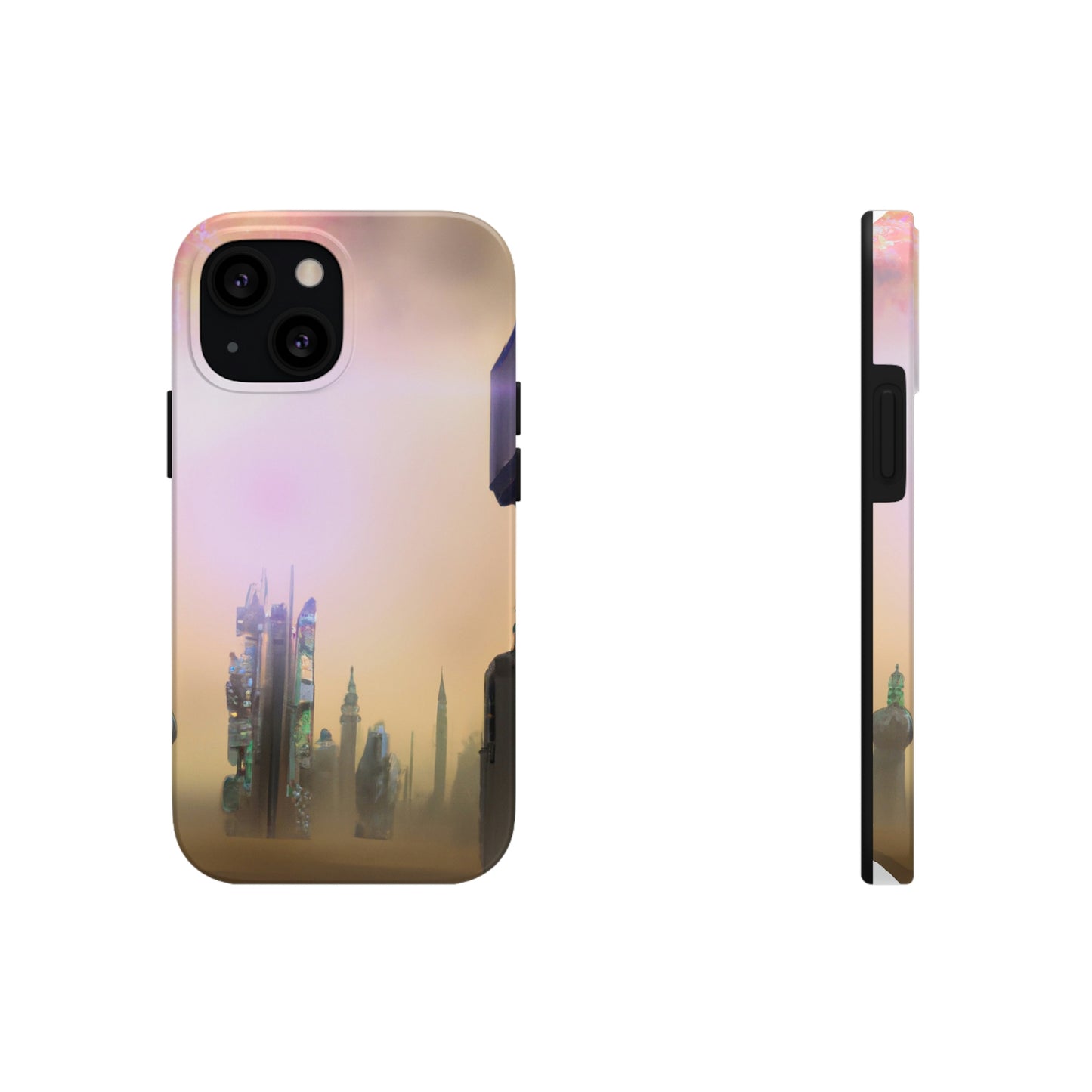 "Lost in the Cosmic Mist" - The Alien Tough Phone Cases