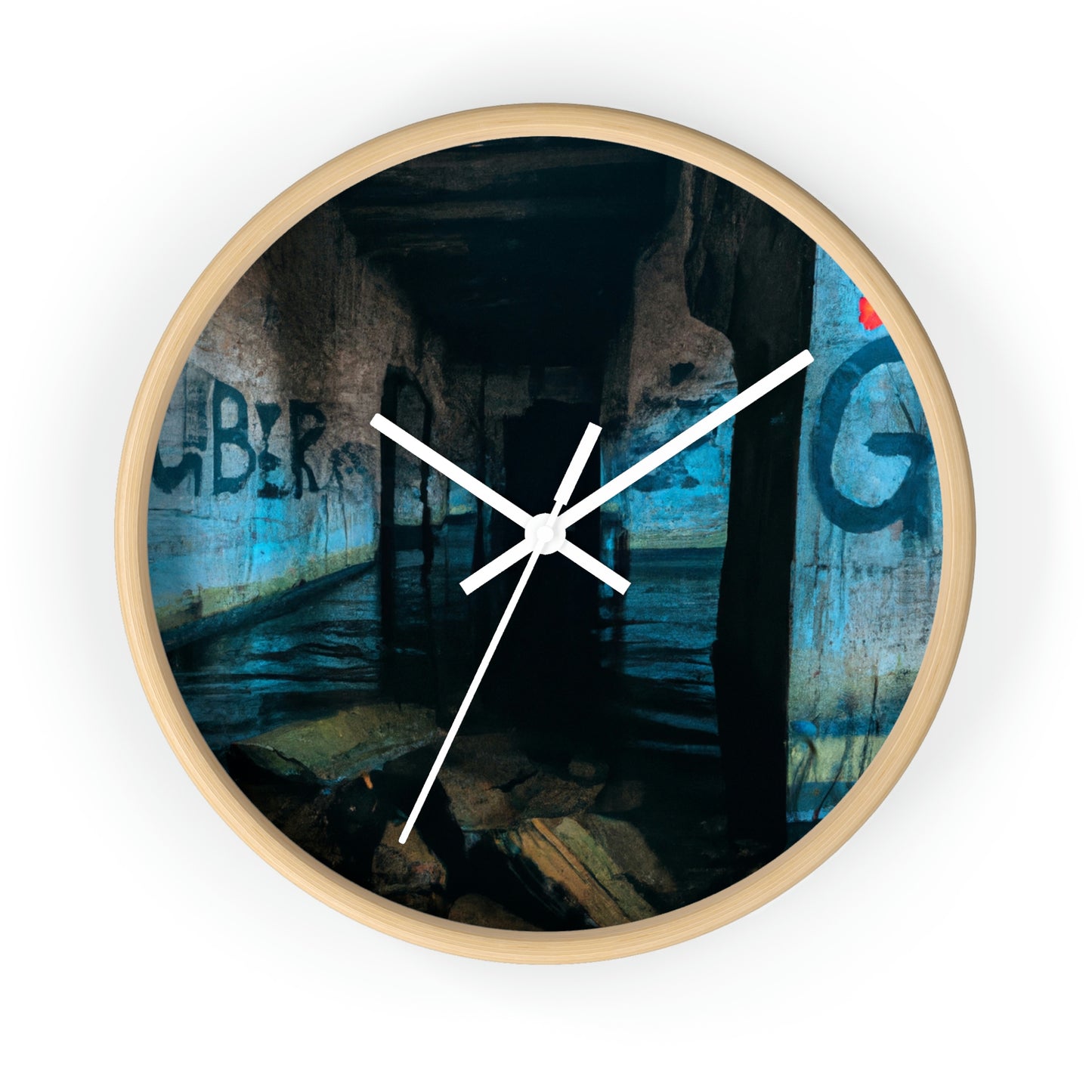 "Buceando las ruinas de la ciudad submarina perdida" - El reloj de pared alienígena