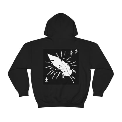 Lost in the Shadows: The White Feather's Journey - The Alien Unisex Hoodie