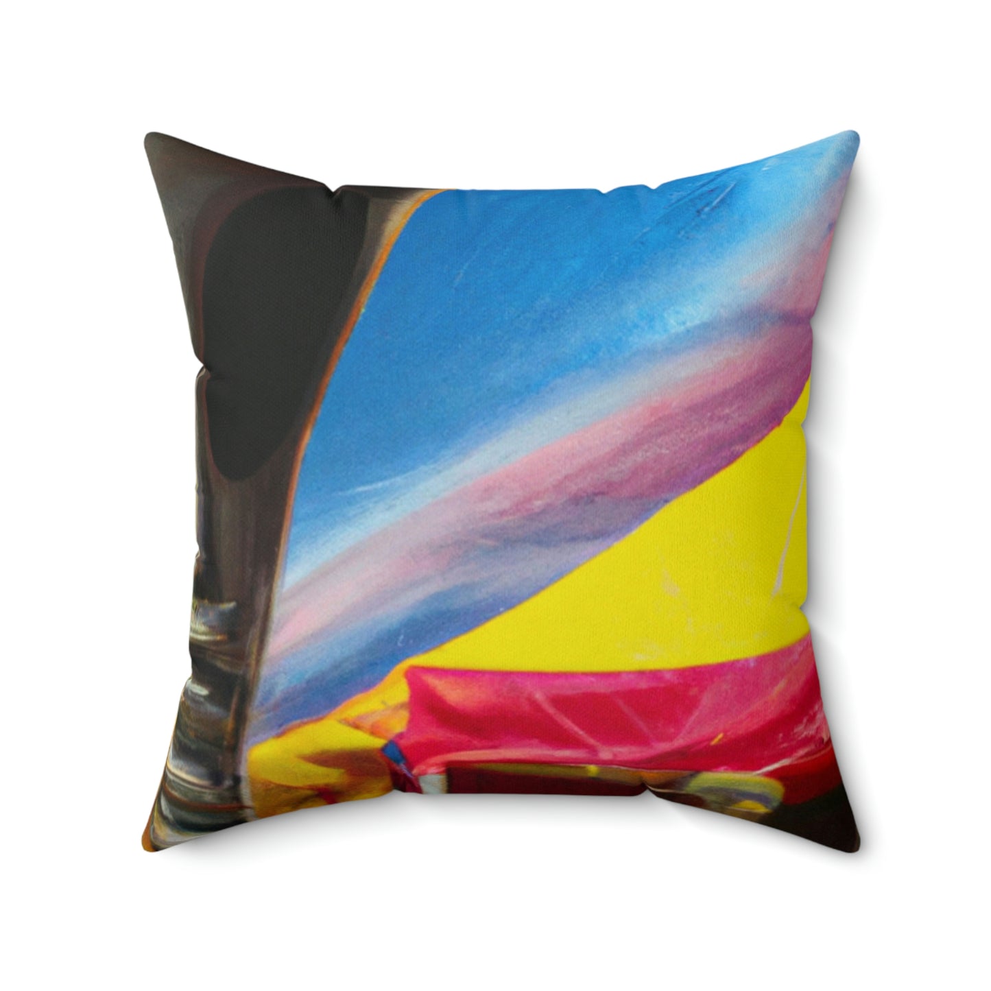 "Fair Invaders: A Cosmic Crash Course" - Das Alien Square Pillow