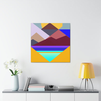 "Geometric Landscape" - Canvas