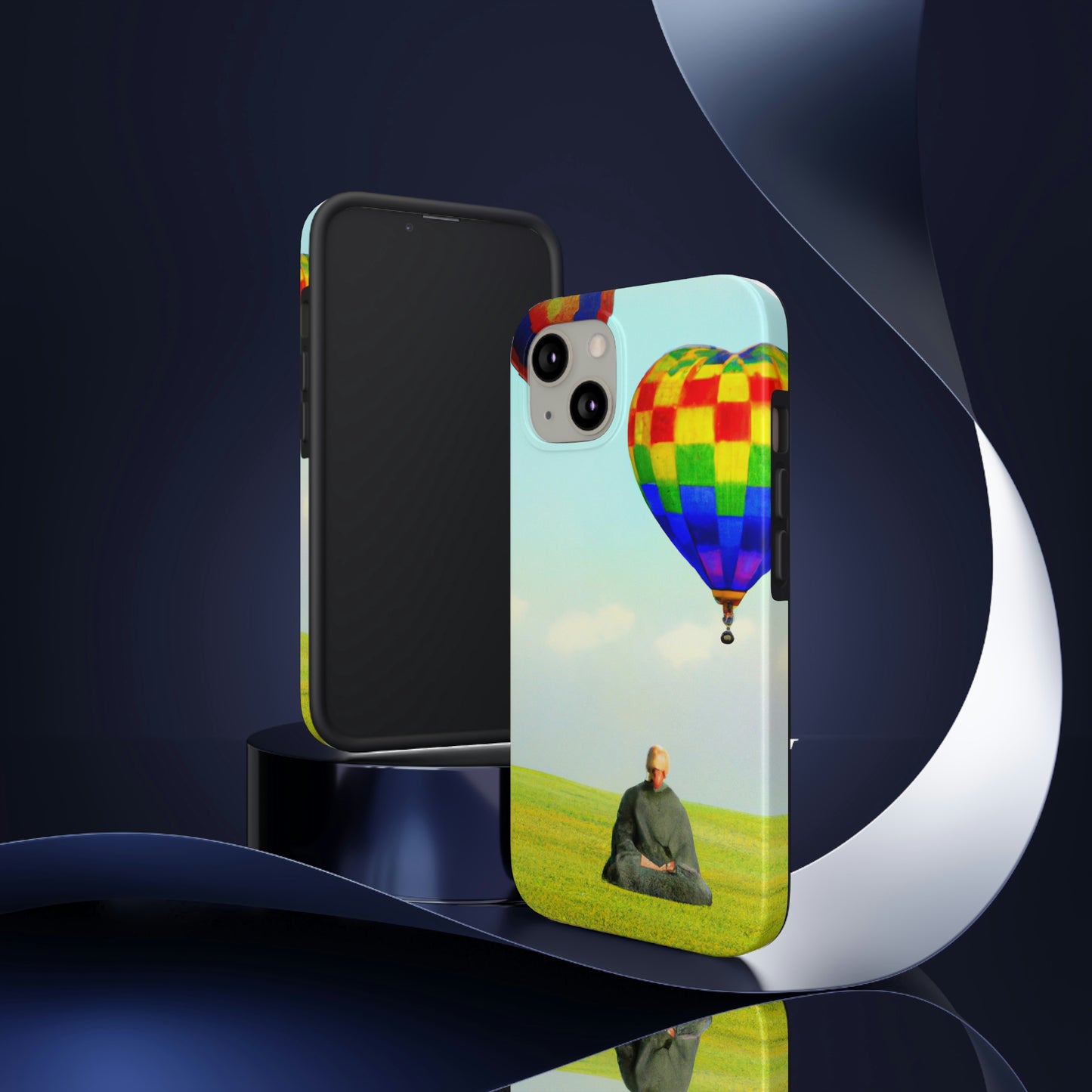 "Finding Stillness in the Sky" - The Alien Tough Phone Cases