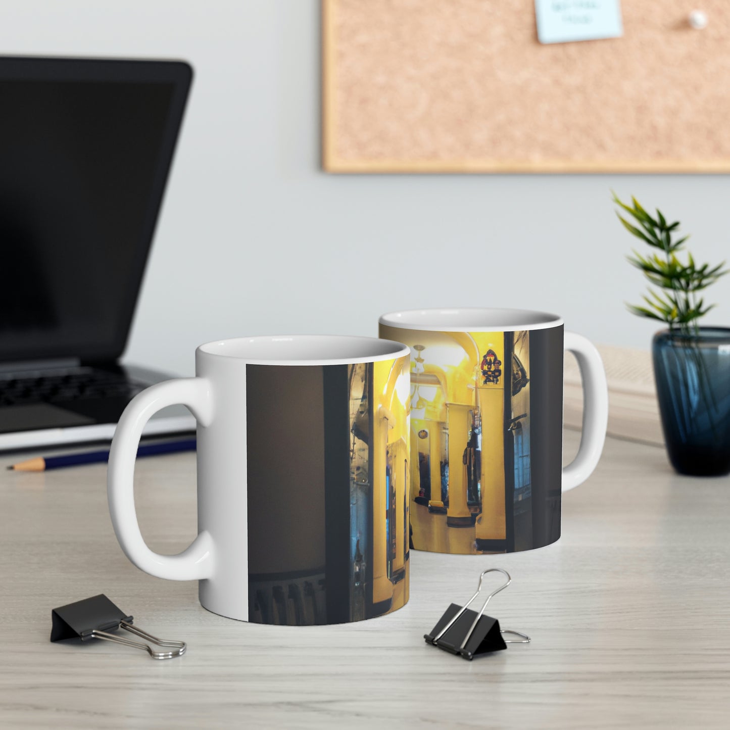 "Escape From the Enchanted Palace" - The Alien Ceramic Mug 11 oz