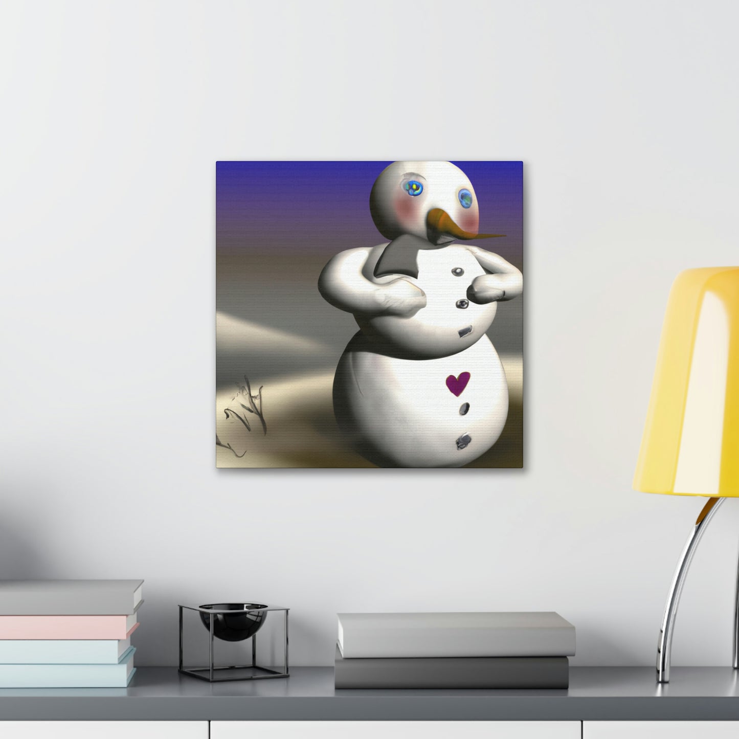 "Chilly But Hopeful: The Snowman's Quest For A Hug" - The Alien Canva