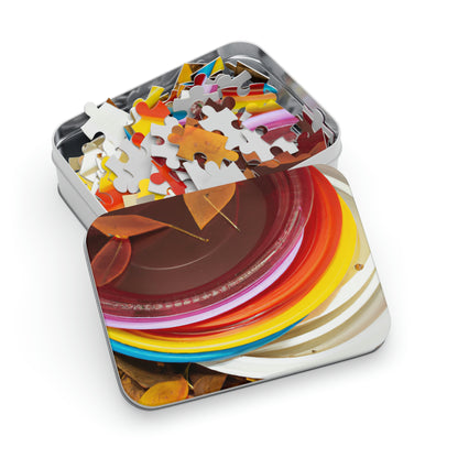 "Autumn Splendor Plates" - The Alien Jigsaw Puzzle