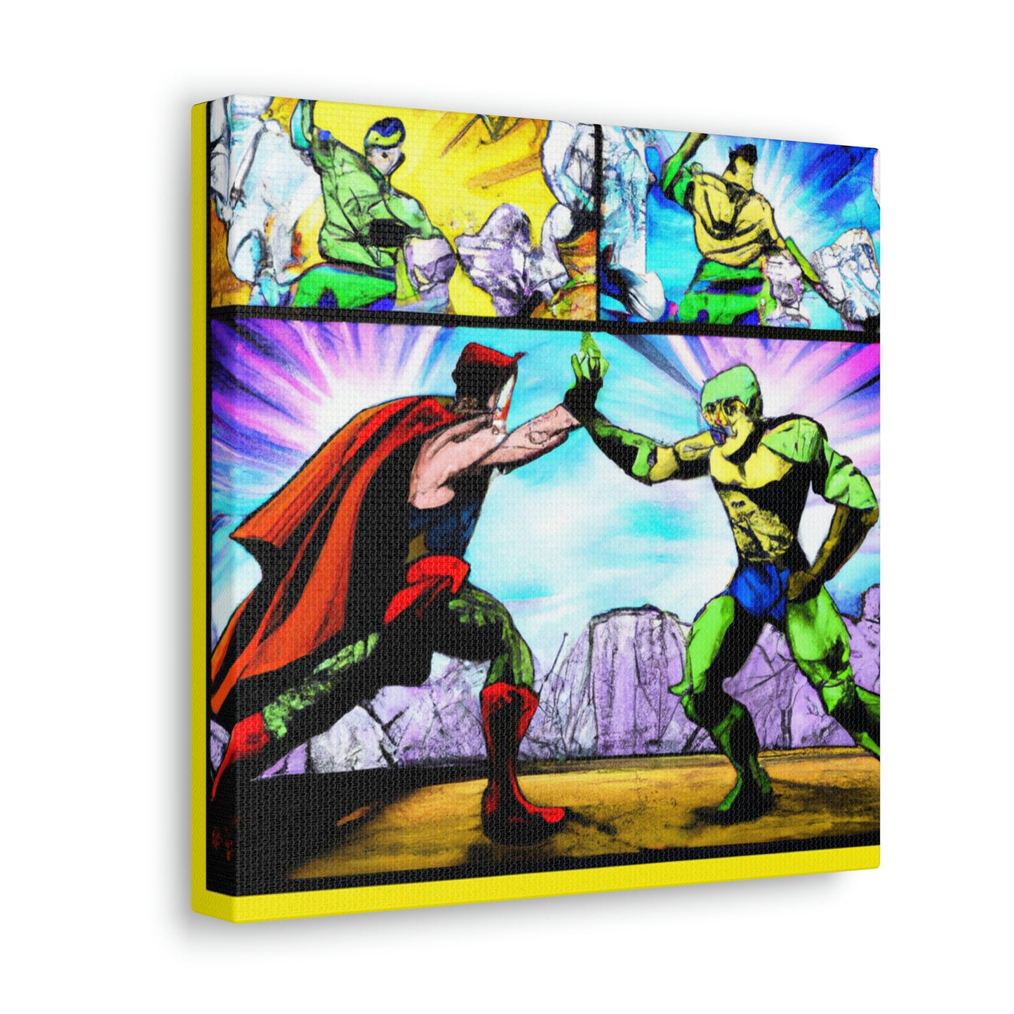 Superhero Showdown! - The Alien Canva