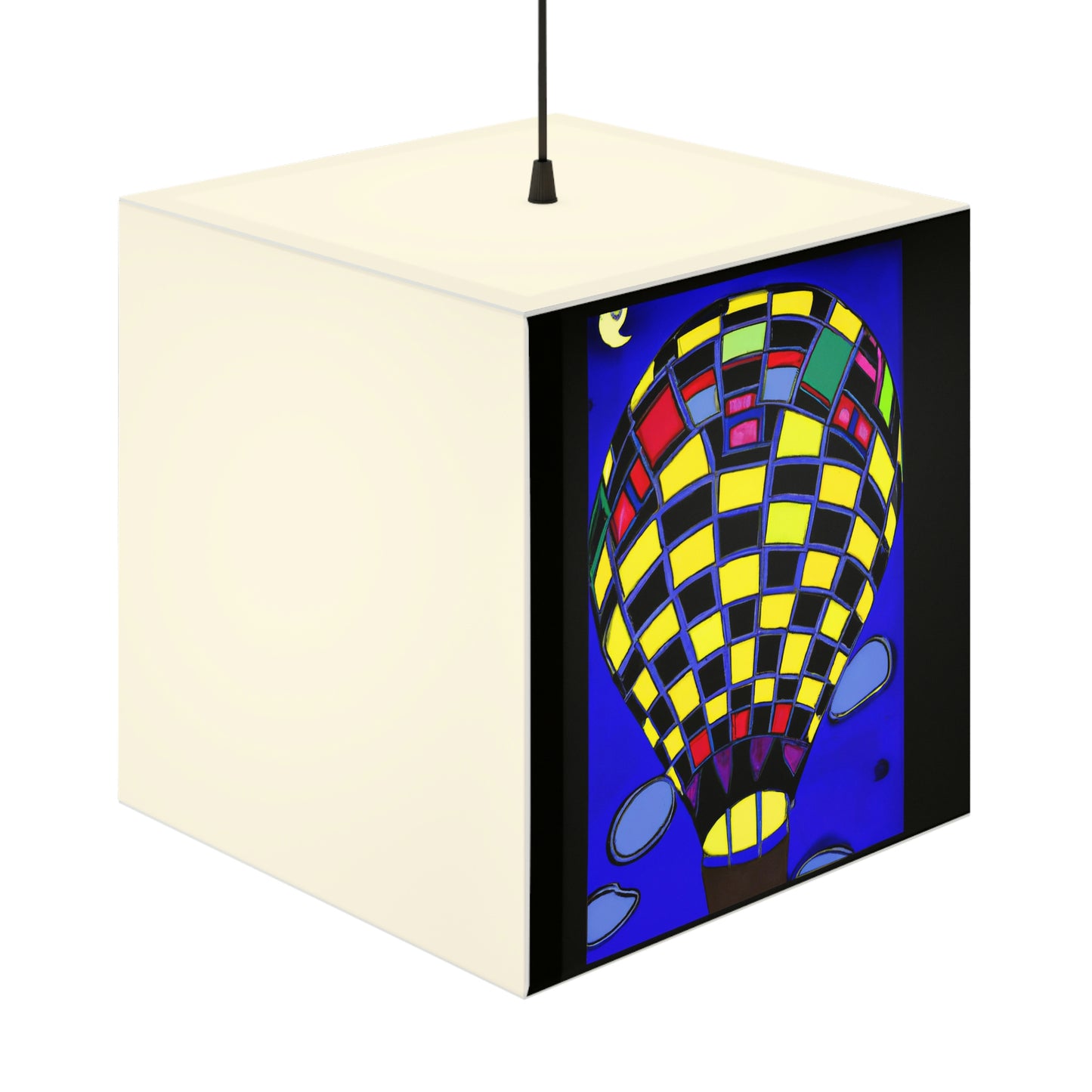 "Enchanted Midnight Flight" - The Alien Light Cube Lamp