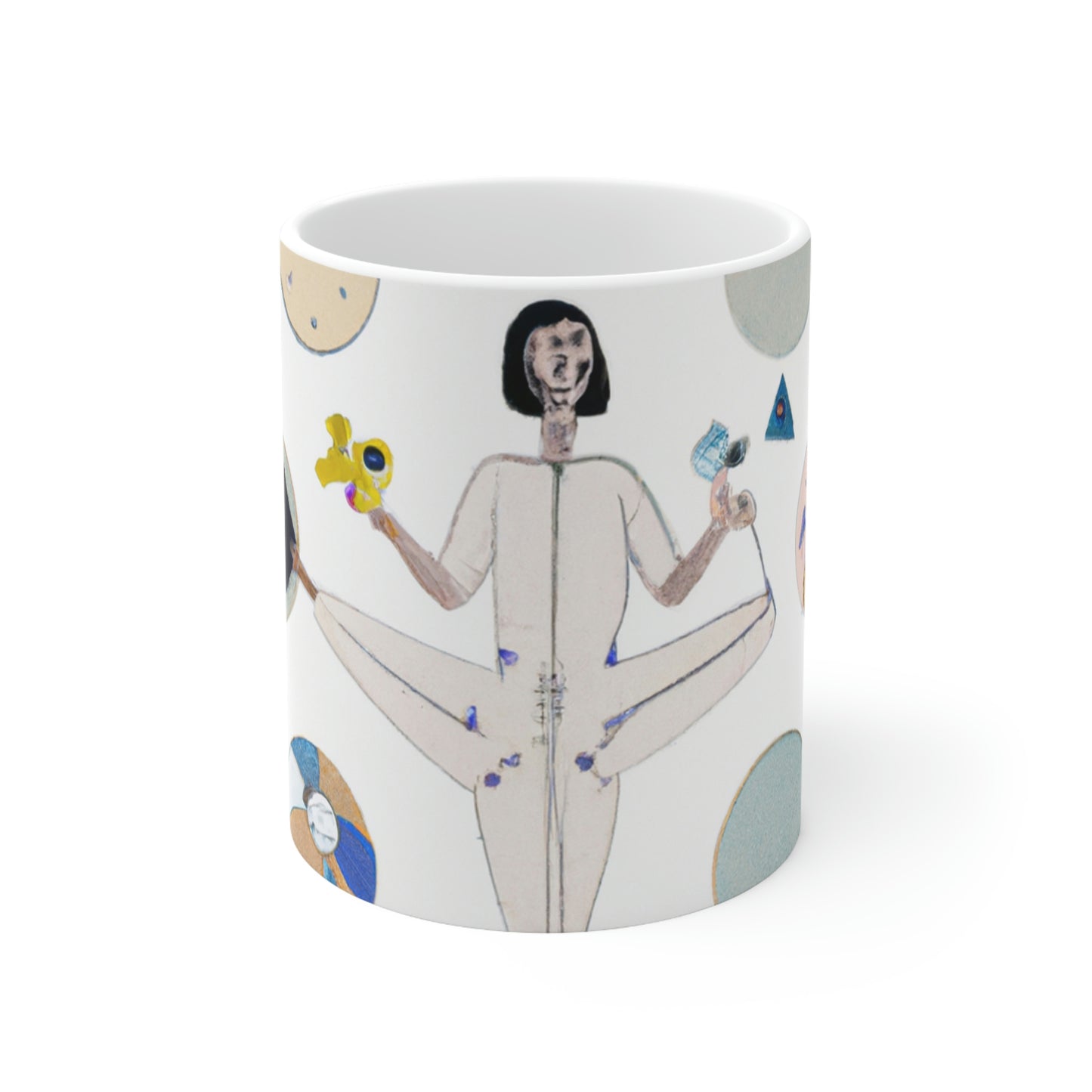 of raising a young child

"The Incredible Juggler: One Parent, Two Jobs, and a Little One to Raise" - The Alien Ceramic Mug 11 oz