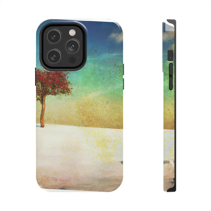 "Alone in the Snowy Meadow" - The Alien Tough Phone Cases