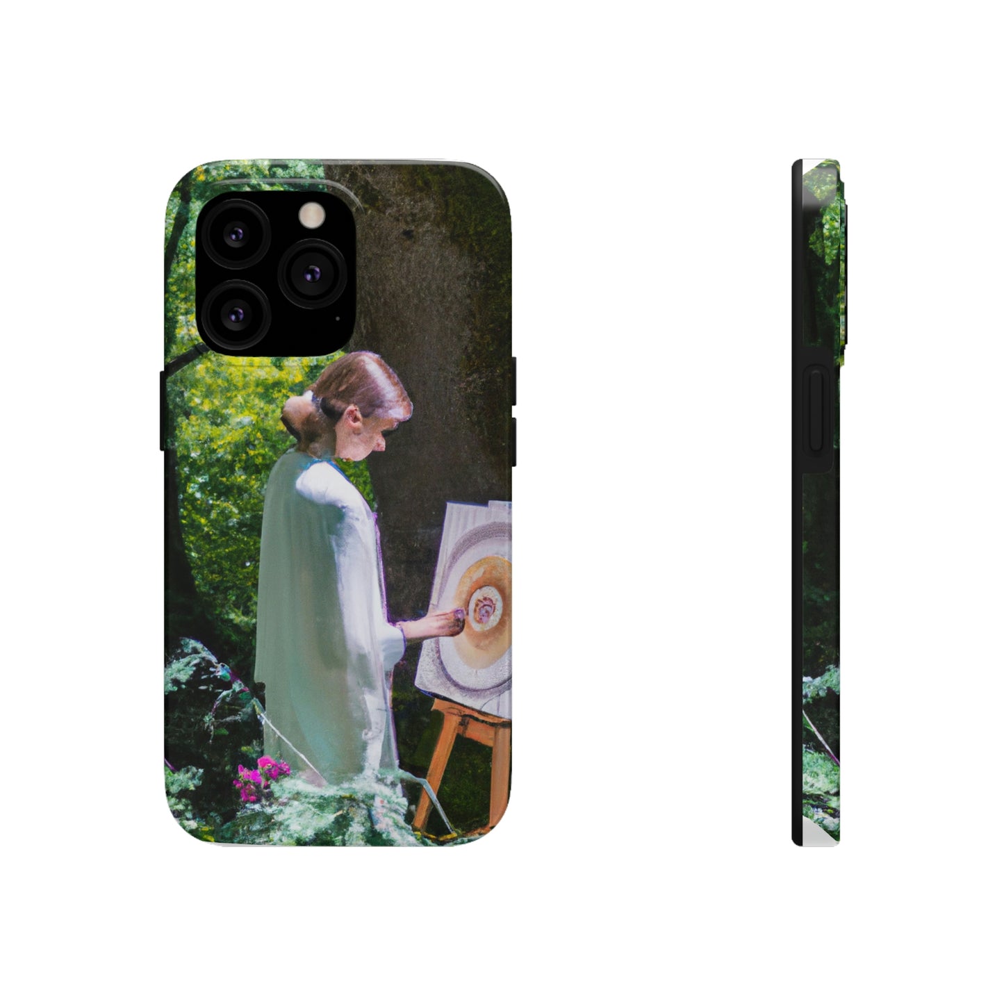 "Encantamiento en aceite: la visión de un bosque mágico de un joven artista" - The Alien Tough Phone Cases