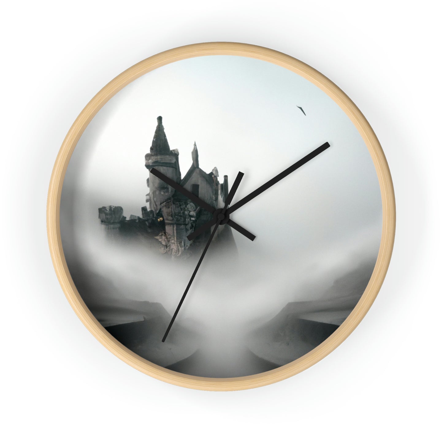 "Ghostly Citadel of the Mist" - The Alien Wall Clock