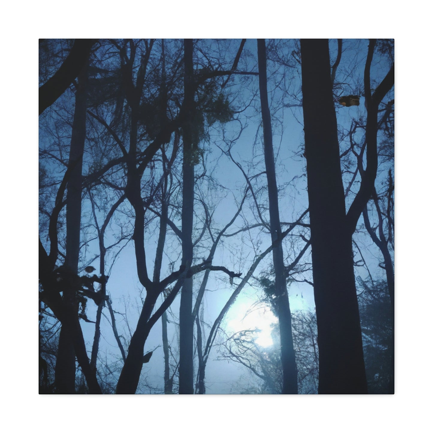 "Scared in the Woods" - The Alien Canva