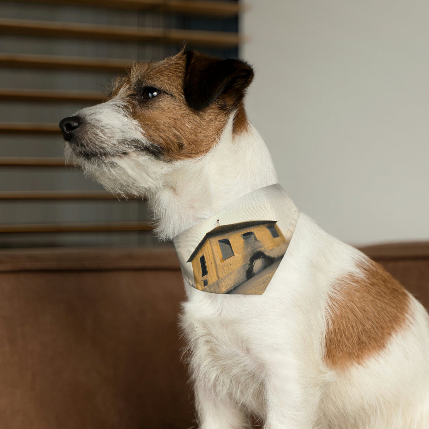 "Desolation Mansion" - El collar de bandana para mascota alienígena