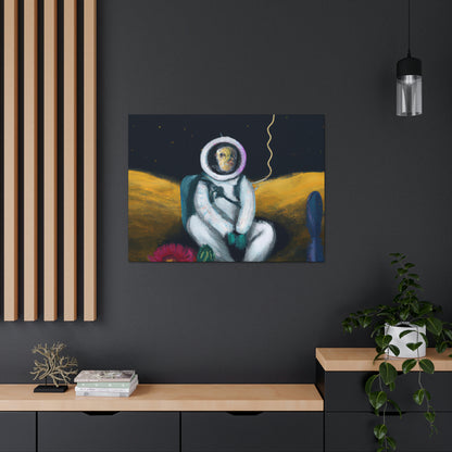 "Alone in the Dark: A Solitary Astronaut's Survival" - The Alien Canva