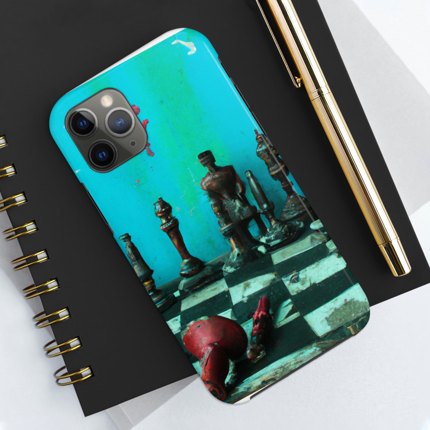 "Ein vergessenes Schachspiel: Bereit für ein neues Match" - Die Alien Tough Phone Cases