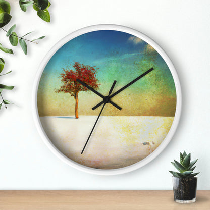 "Alone in the Snowy Meadow" - El reloj de pared alienígena