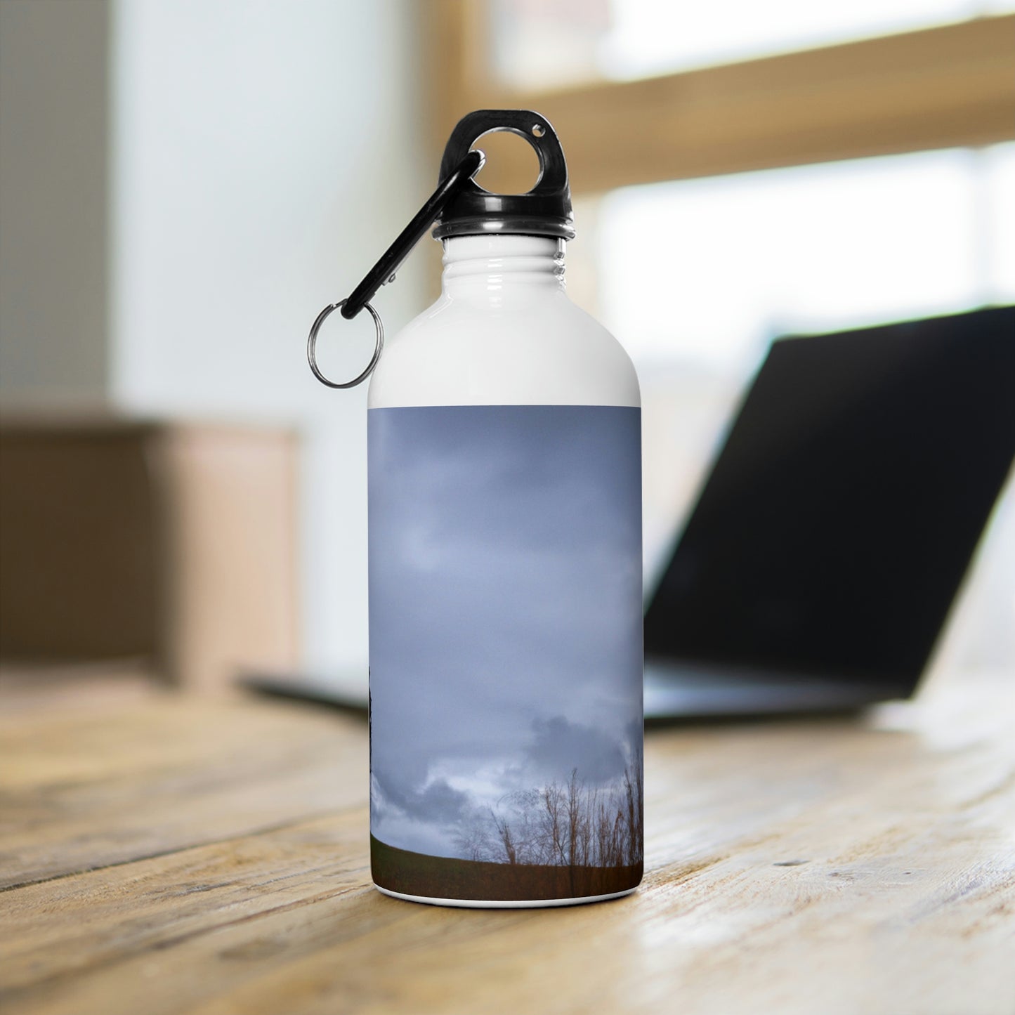 "Lonely Sentinels in the Autumn Sky" - The Alien Stainless Steel Water Bottle