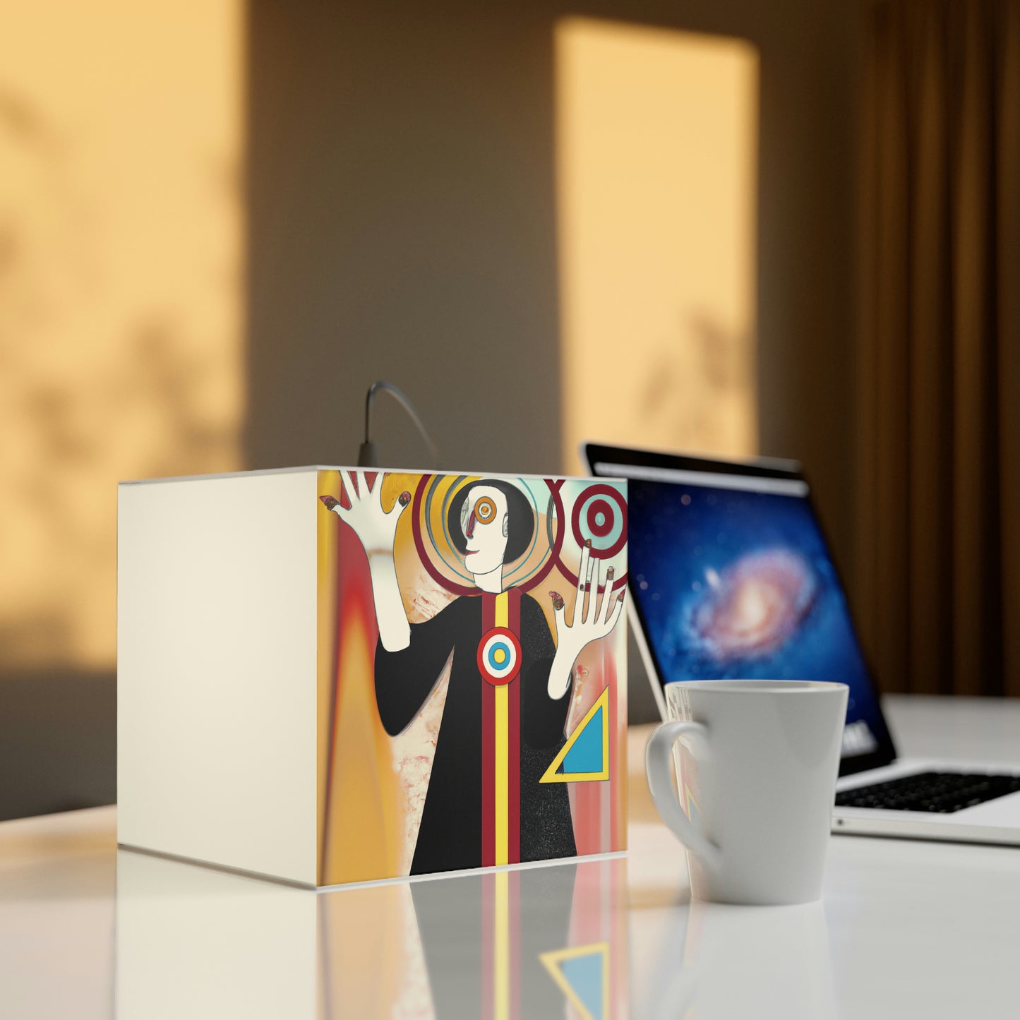 "Ein durch den Zauber des Magiers entfesselter Sturm" - Die Alien Light Cube Lampe