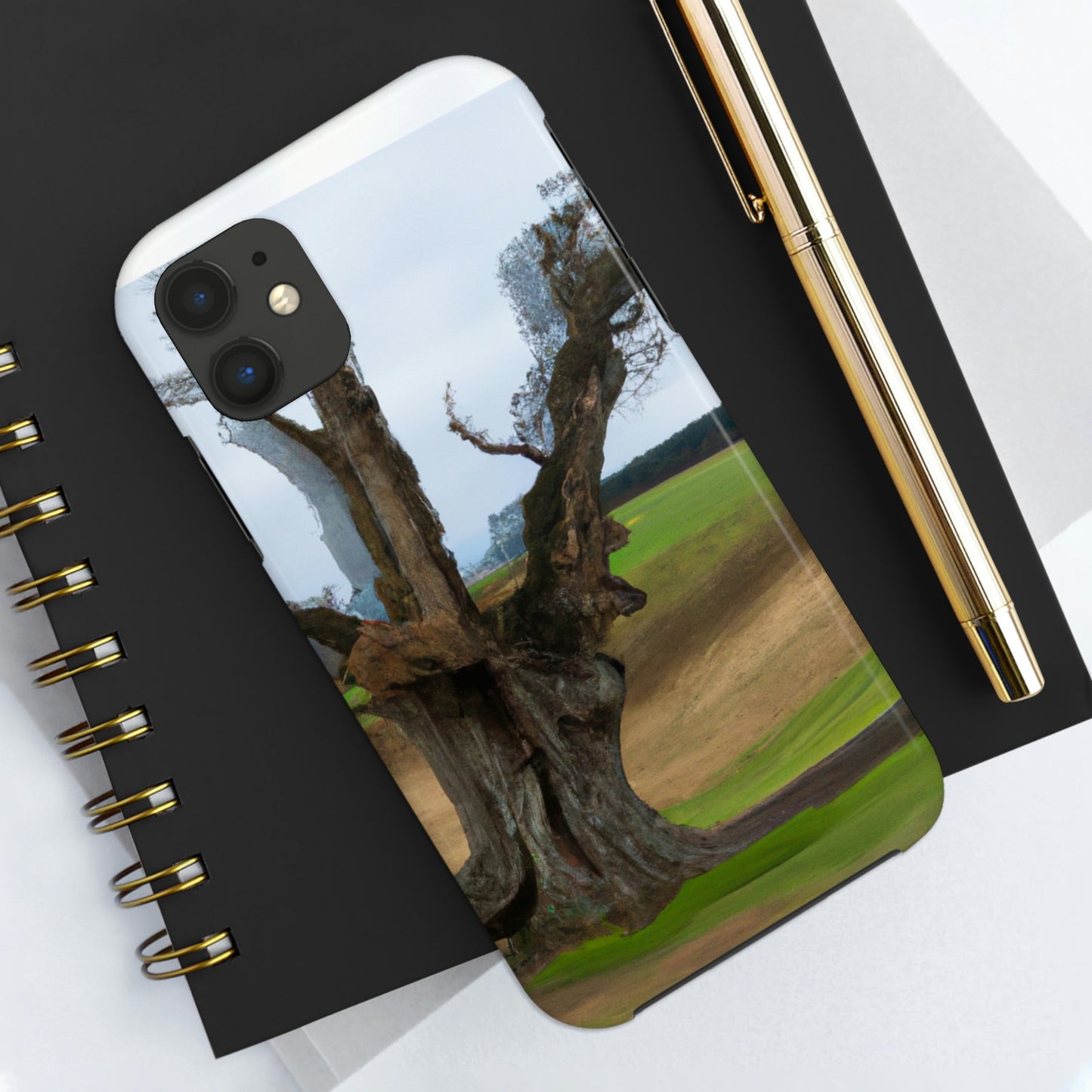 "A Shadow in the Meadow: The Last Standing Tree" - The Alien Tough Phone Cases