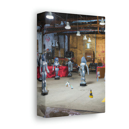 "Dancing with Machines: A Warehouse Musical" - The Alien Canva