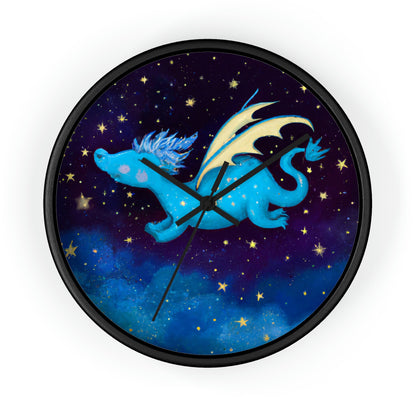 "Drifting Among the Stars: The Story of a Baby Dragon" - The Alien Wall Clock