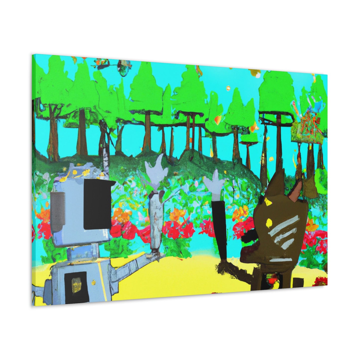 Robo Garden Wars - The Alien Canva