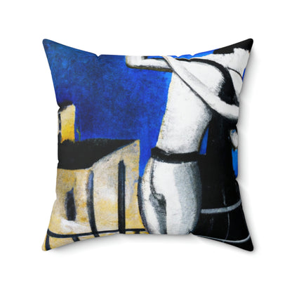 "Lovers After Dark" - The Alien Square Pillow