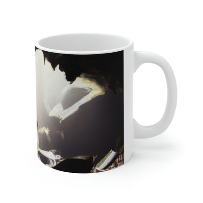 El misterio de la cueva abandonada - Taza de cerámica The Alien 11 oz