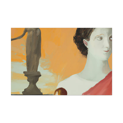 "Classic Meets Contemporary: A Fusion of Greek Art and My Own Style" - Canvas